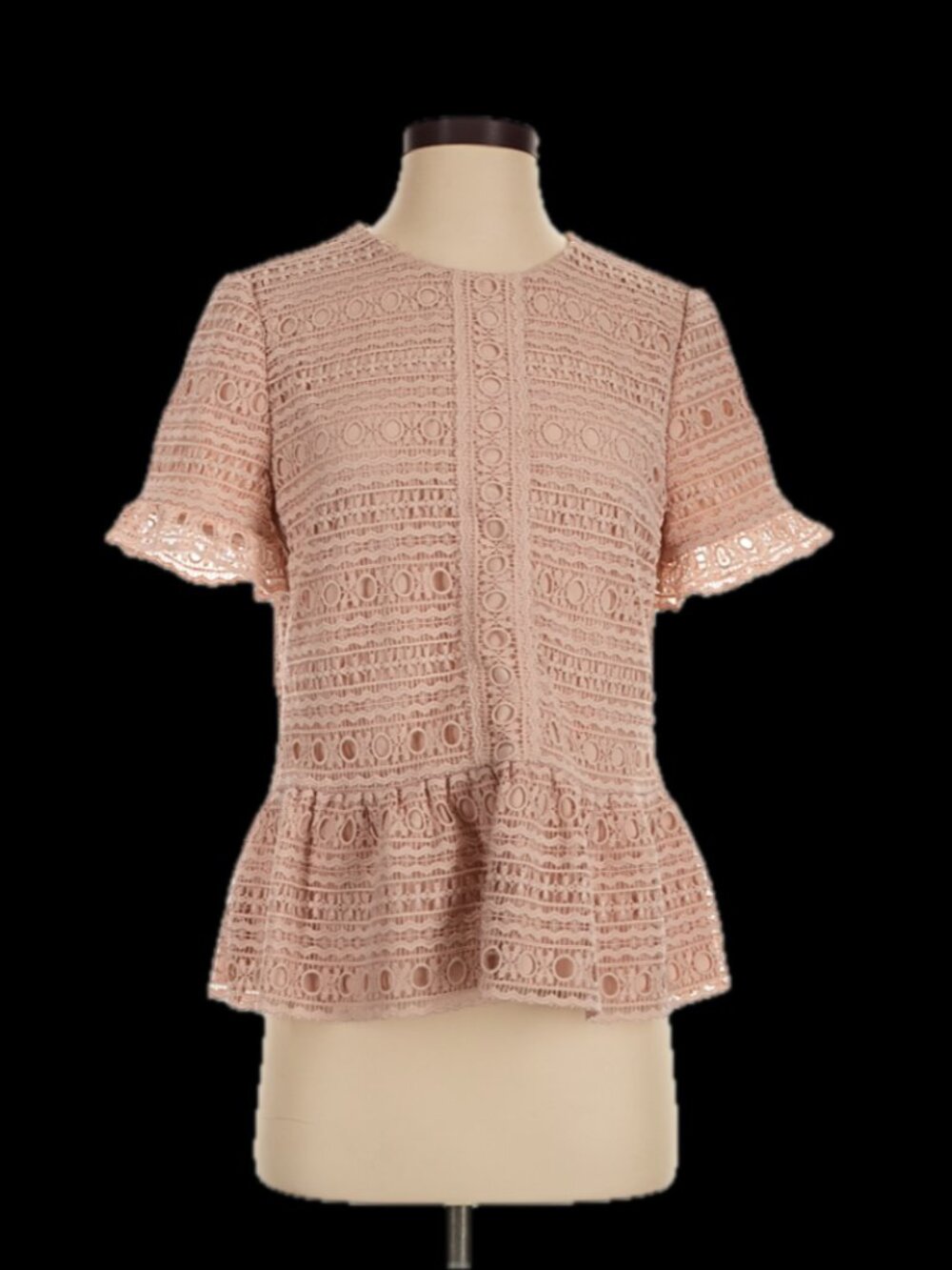 Kate Spade Lace Peplum Top